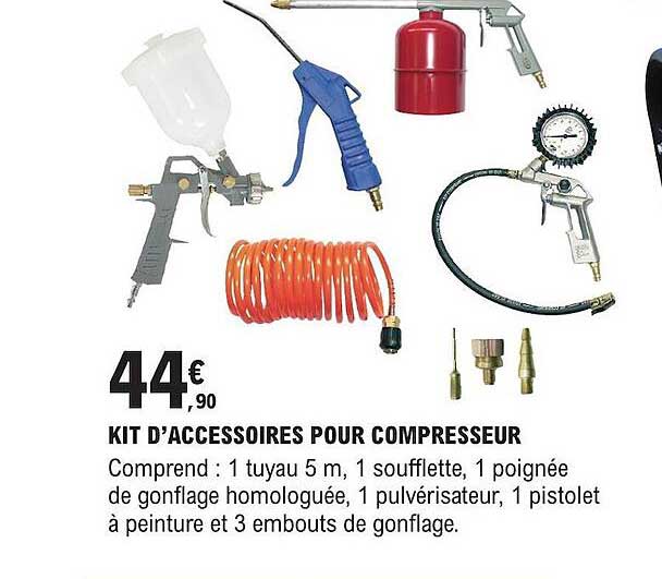 kit d'accessoires pour compresseur
