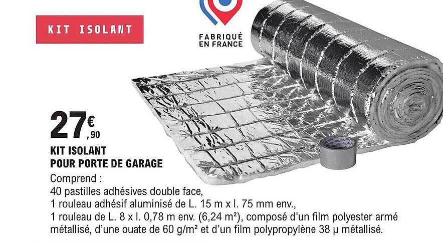 Kit Isolant Pour Porte De Garage