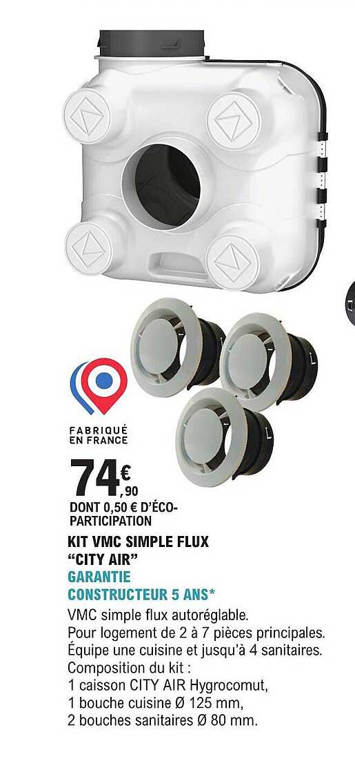 kit vmc simple flux "city air"