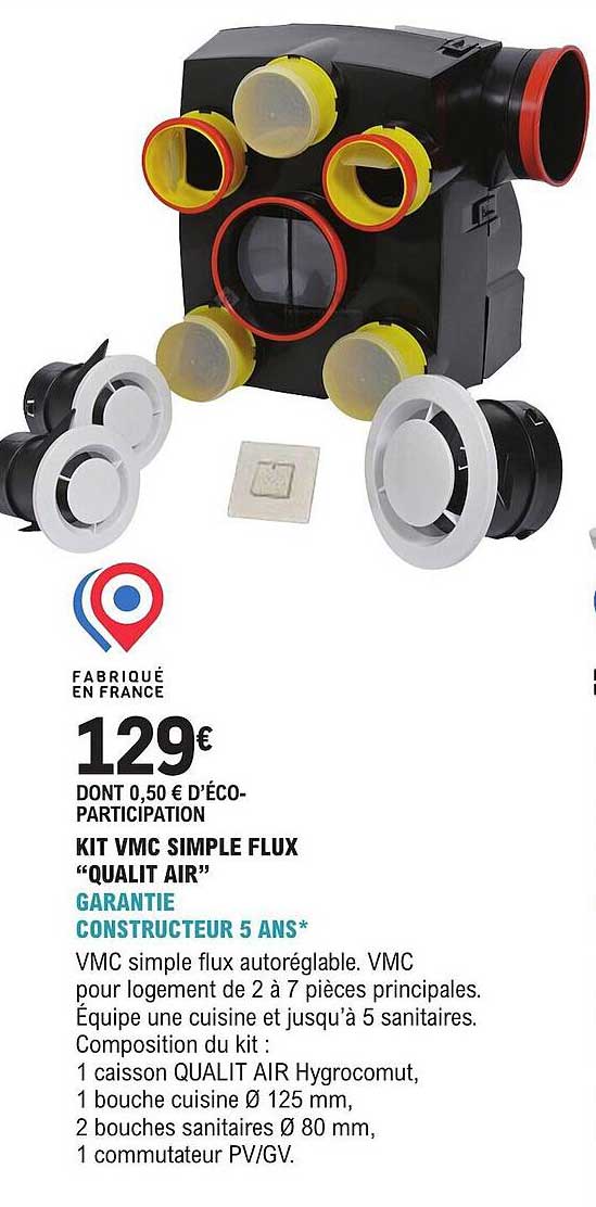 kit vmc simple flux "qualit air"