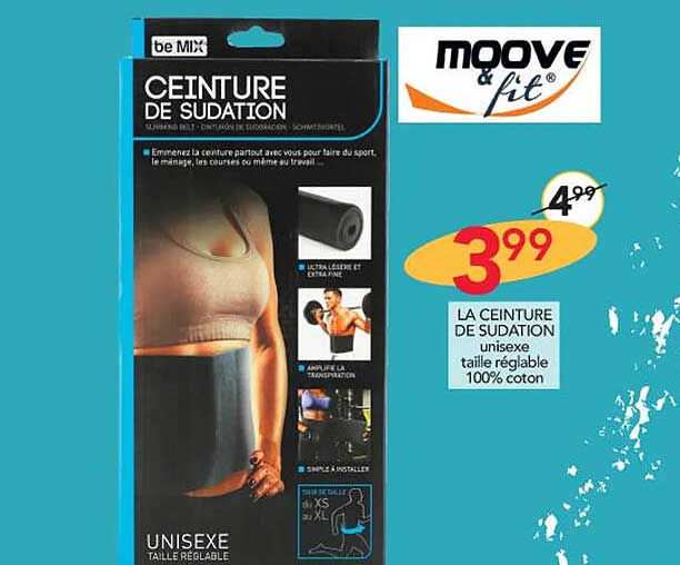 la ceinture de sudation moove & fit