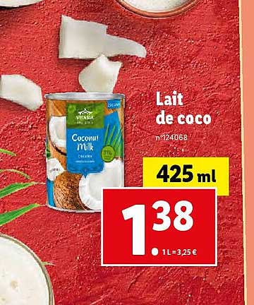lait de coco vitasia
