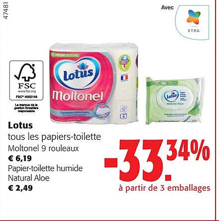 Lotus Les Papiers-toilette