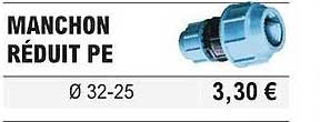 manchon réduit pe