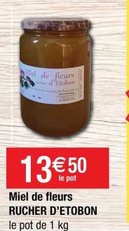 miel de fleurs rucher d'étobon