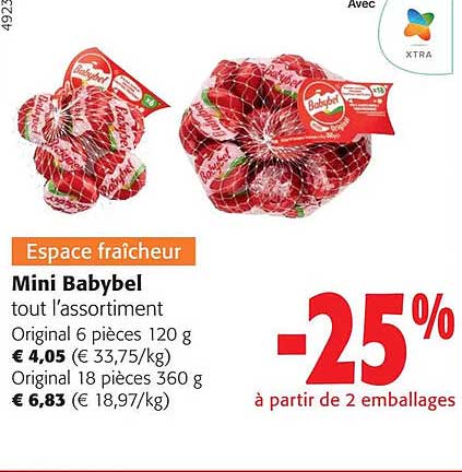 mini babybel l'assortiment
