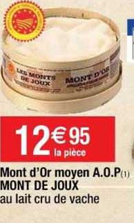 mont d'or moyen a.o.p. mont de joux