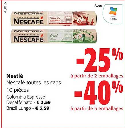 Nestlé Nescafé Toutles Les Caps 10 Pièces