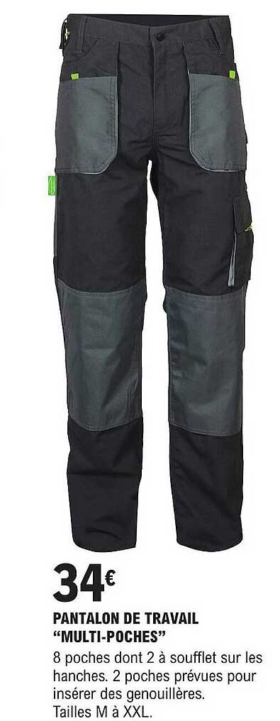 pantalon de travail "multi-poches"