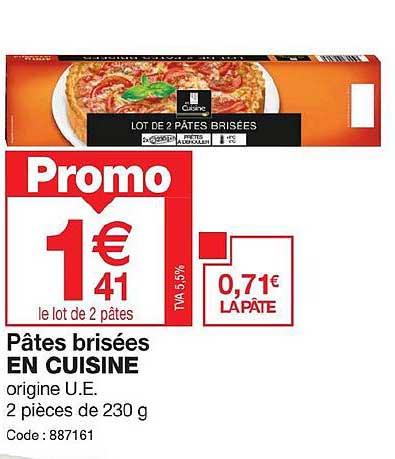 pâtes brisées en cuisine