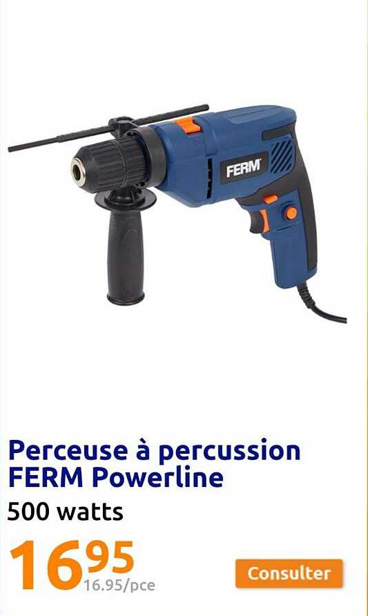 perceuse à percussion ferm powerline