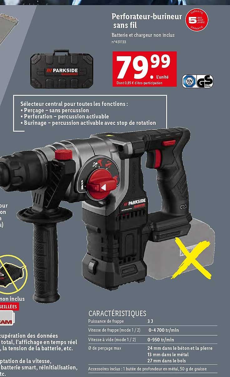 perforateur-burineur sans fil