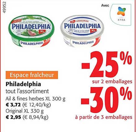 philadelphia l'assortiment