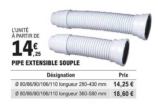 pipe extensible souple