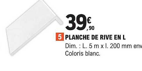 planche de rive en l