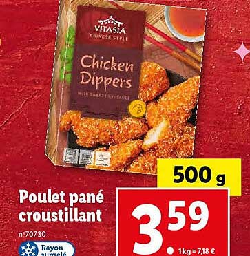 poulet pané croustillant vitasia