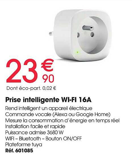 prise intelligente wi-fi 16A