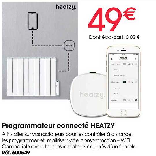 programmateur connecté heatzy