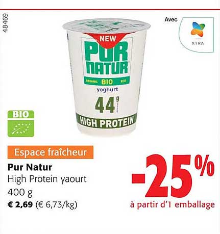 pur natur high protein yaourt