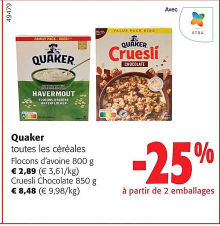 Quaker Toutes Les Céréales