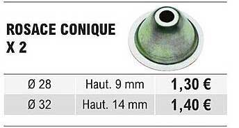 Rosace Conique X 2
