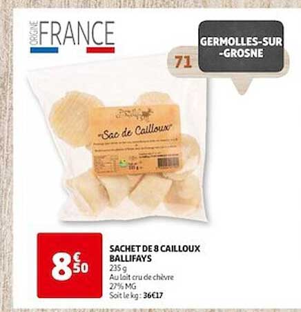 sachet de 8 cailloux ballifays