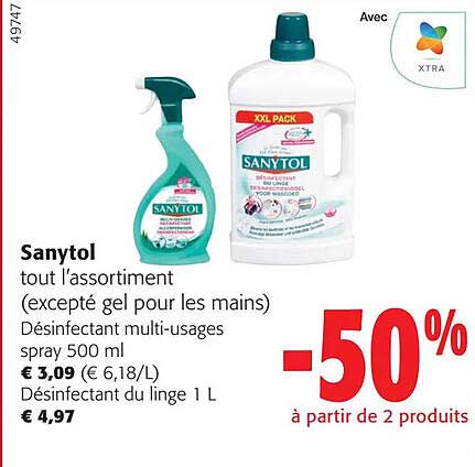 sanytol l'assortiment