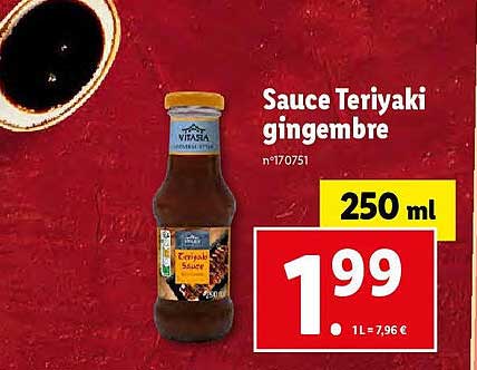 sauce teriyaki gingembre