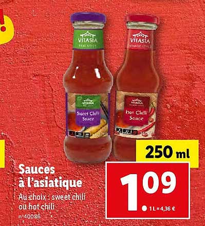 sauces à l'asiatique