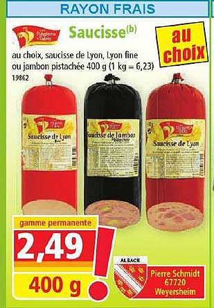 saucisse pierre schmidt