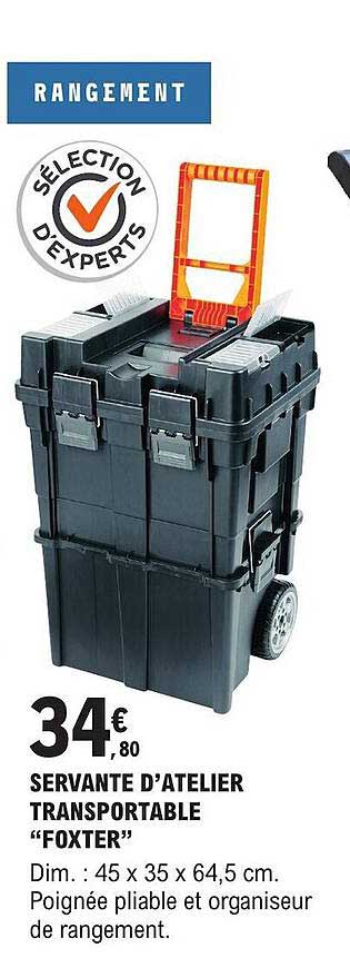 servante d'atelier transportable "foxter"