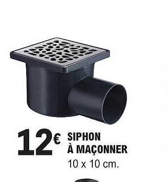 siphon à maçonner