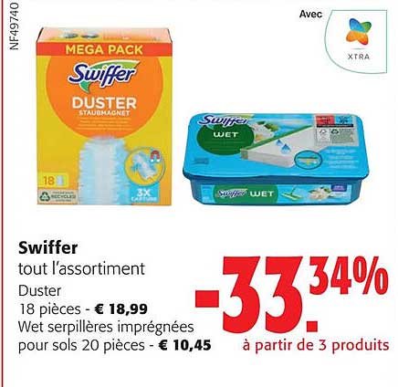 swiffer l'assortiment