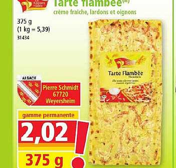 tarte flambée pierre schmidt