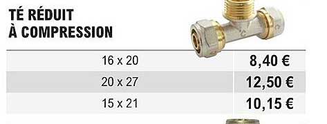 té réduit à compression