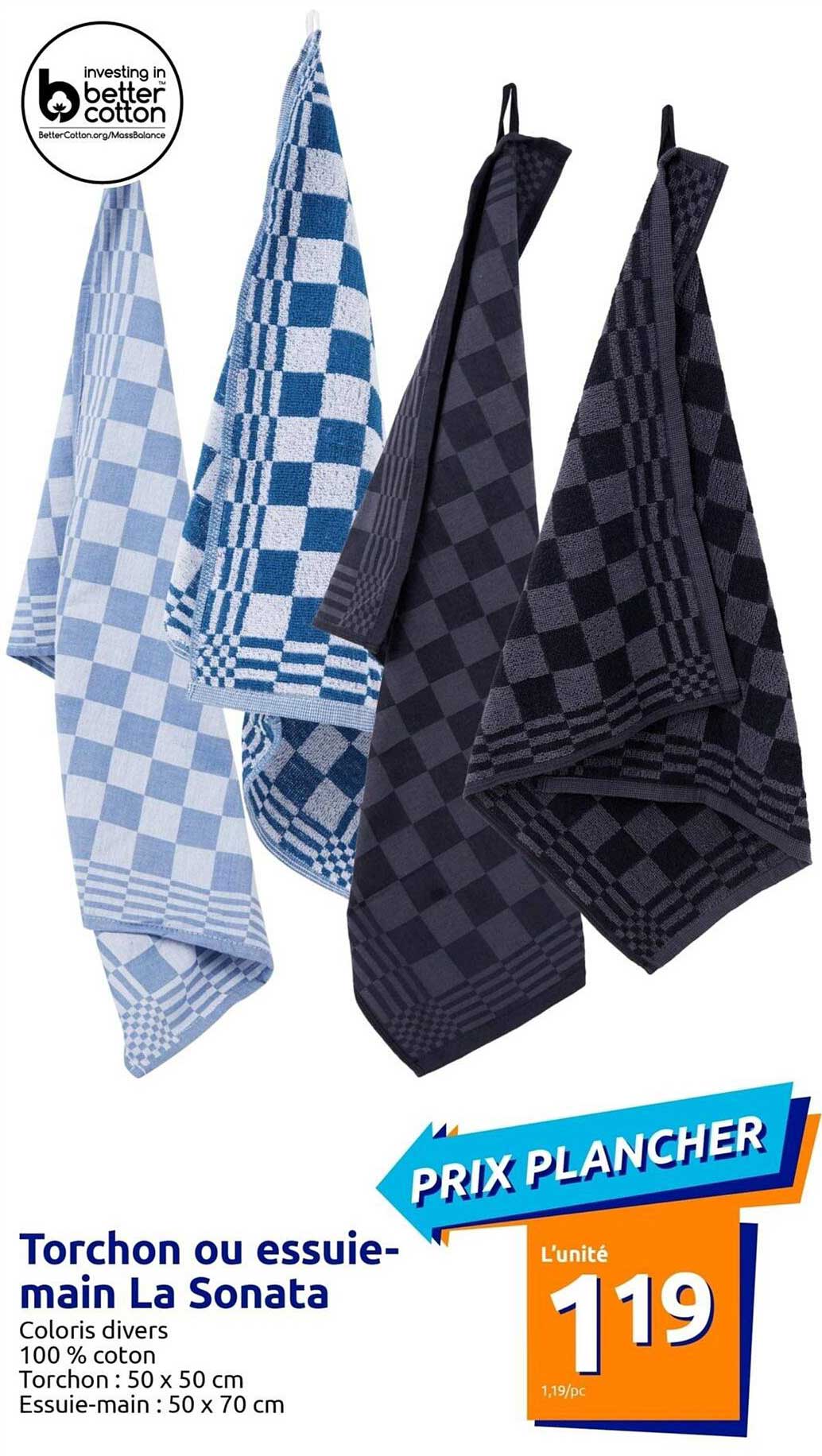 torchon ou essuie-main la sonata