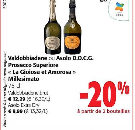 valdobbiadene ou asolo d.o.c.g. prosecco superiore «la gioiosa et amorosa» millesimato
