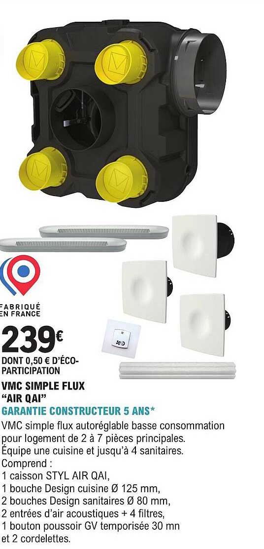 vmc simple flux "air qai"