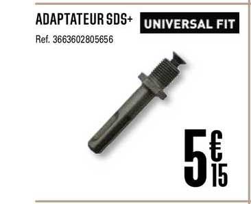 adaptateur sds+ universal fit