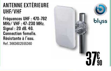 antenne extérieure uhf vhf blyss