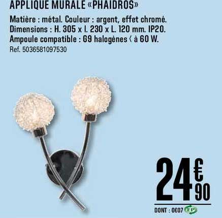 Applique Murale Phaidros