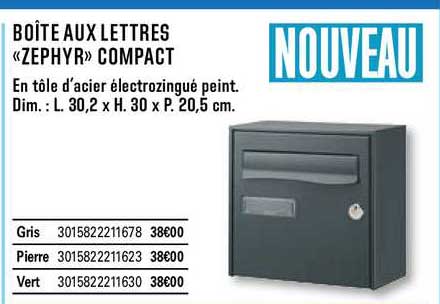 Boîte Aux Lettres Zephyr Compact