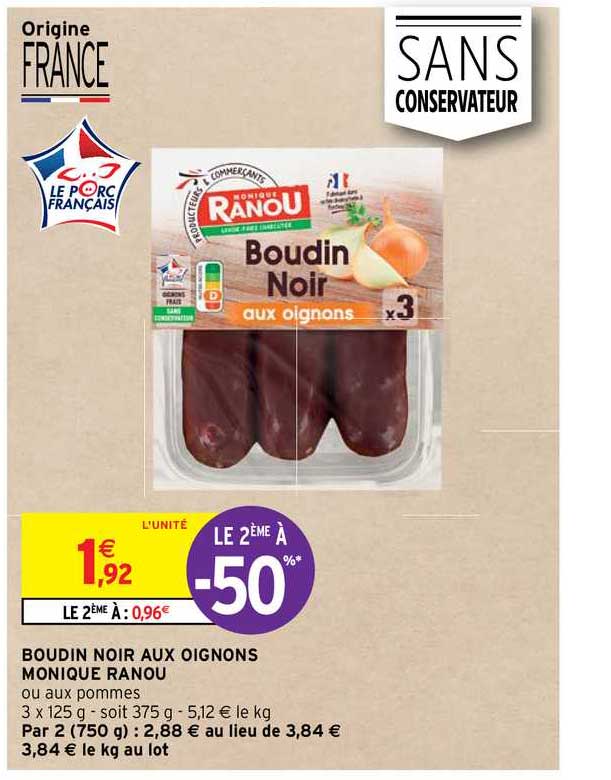 boudin noir aux oignons monique ranou