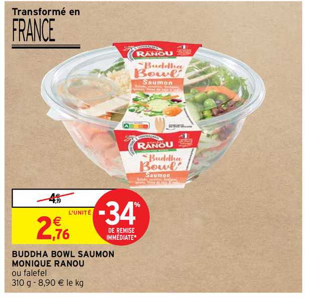 buddha bowl saumon monique ranou