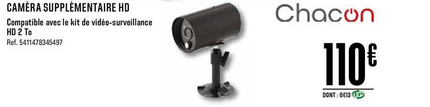 Caméra Supplémentaire Hd Chacon