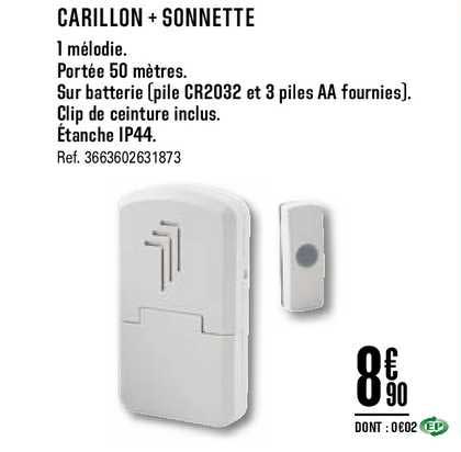 carillon + sonnette