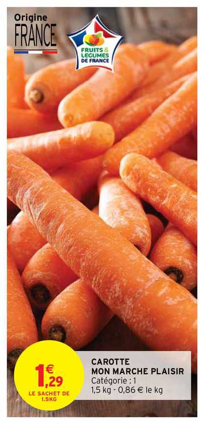 Carotte Mon Marché Plaisir