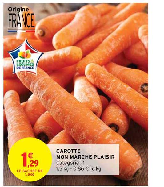 carotte mon marché plaisir
