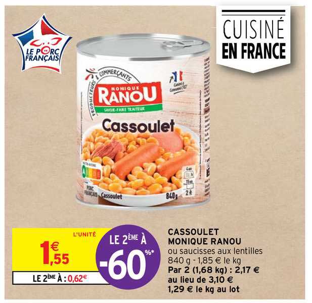 cassoulet monique ranou