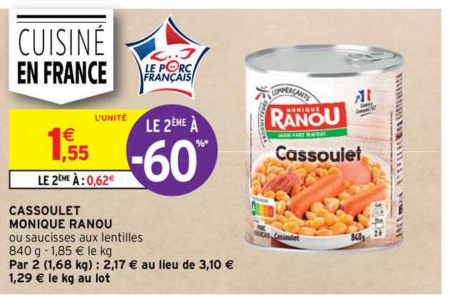 cassoulet monique ranou